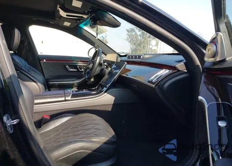 2022 Mercedes-Benz S 580 4Matic из США, поврежденный, VIN W1K6G7GB1NA121987